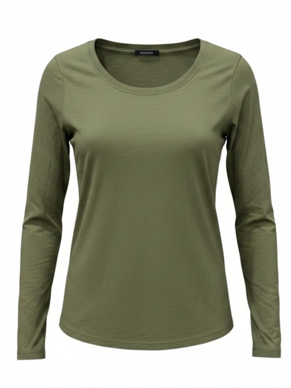 NWT ATM Olive green Pima Cotton Long Sleeve Crewneck Tee Size M